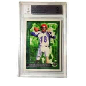 2001 Crown Royale Sage Rosenfels NFL Trading Card Beckett Grade 9 MT